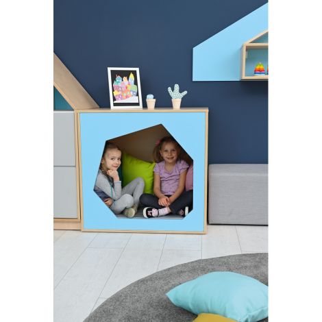 Casuta Joaca Moje Bambino Quadro - Bleu - imagine 11