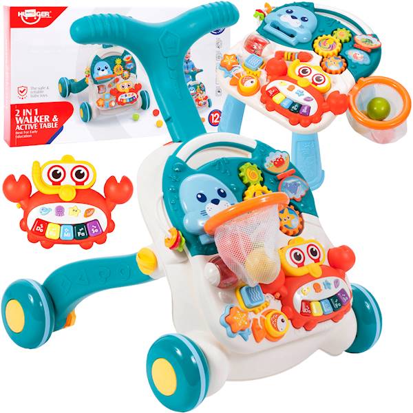 Antepremergator Malplay 2in1 cu Pian și Activități