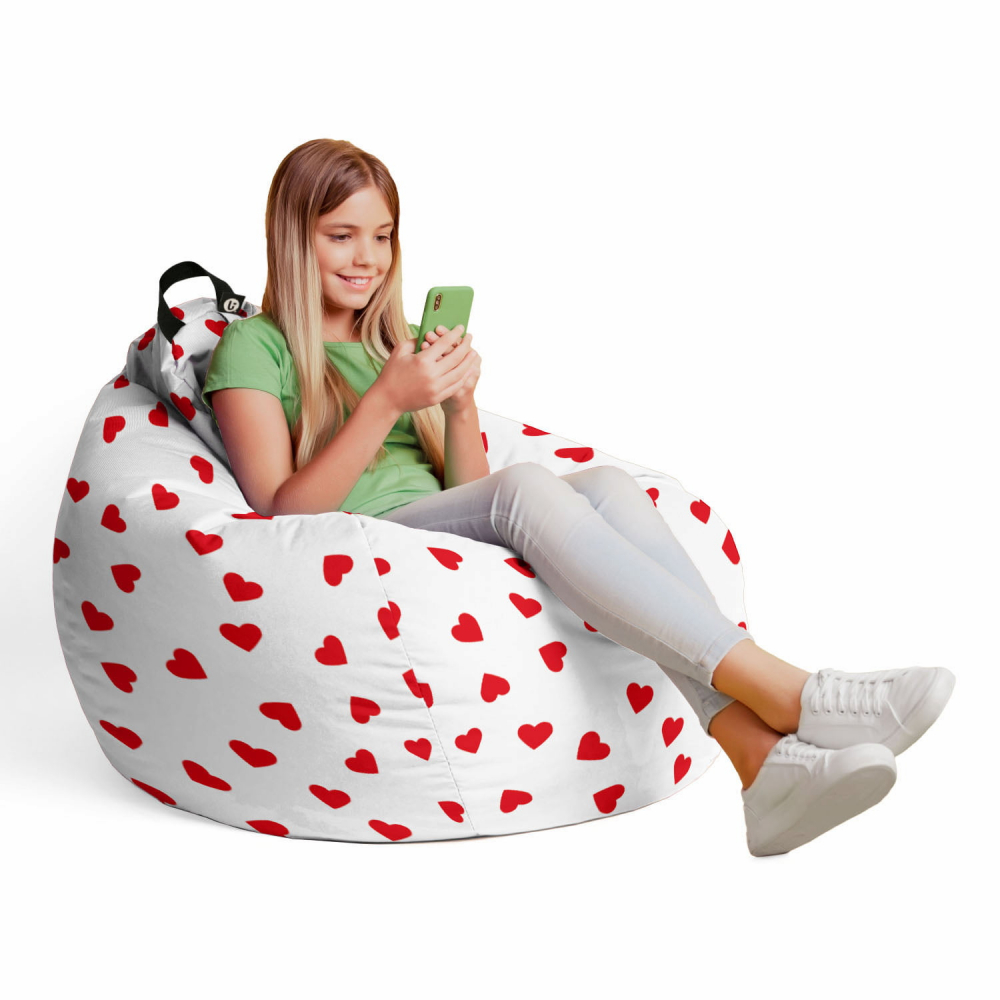 Husă Puf Bean Bag Para L Updeco Alb - imagine 4