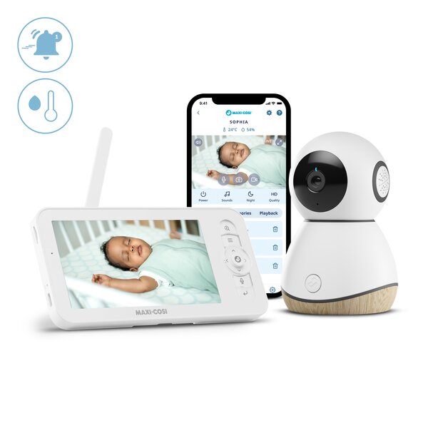 Monitor Bebe Maxi-Cosi See Pro White - Veghează Non-Stop - imagine 8