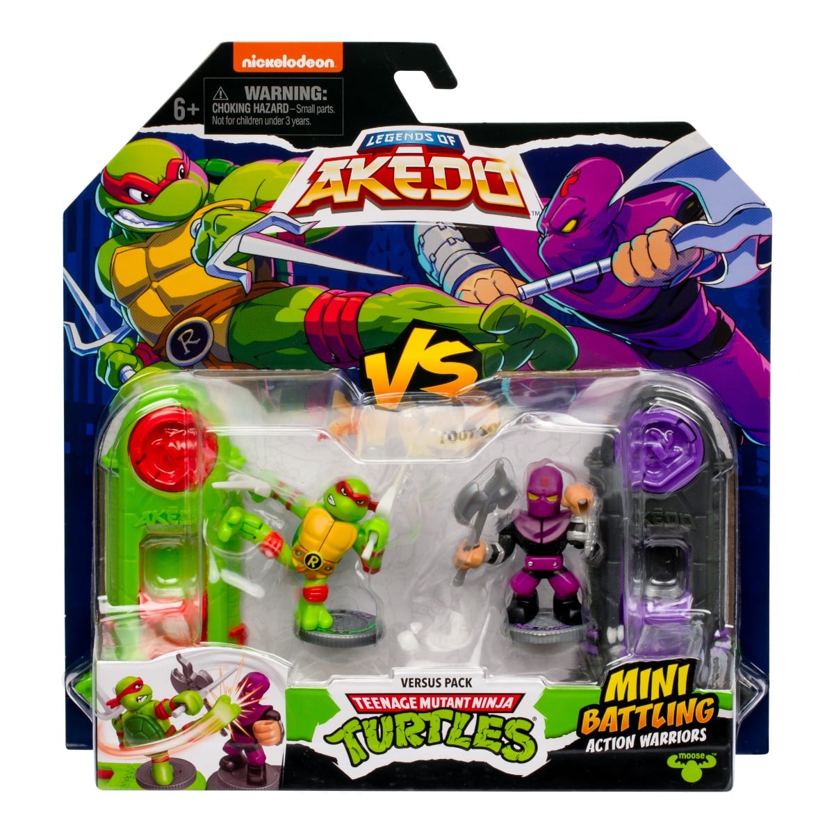 Set Figurine Akedo Raph Vs Foot S3