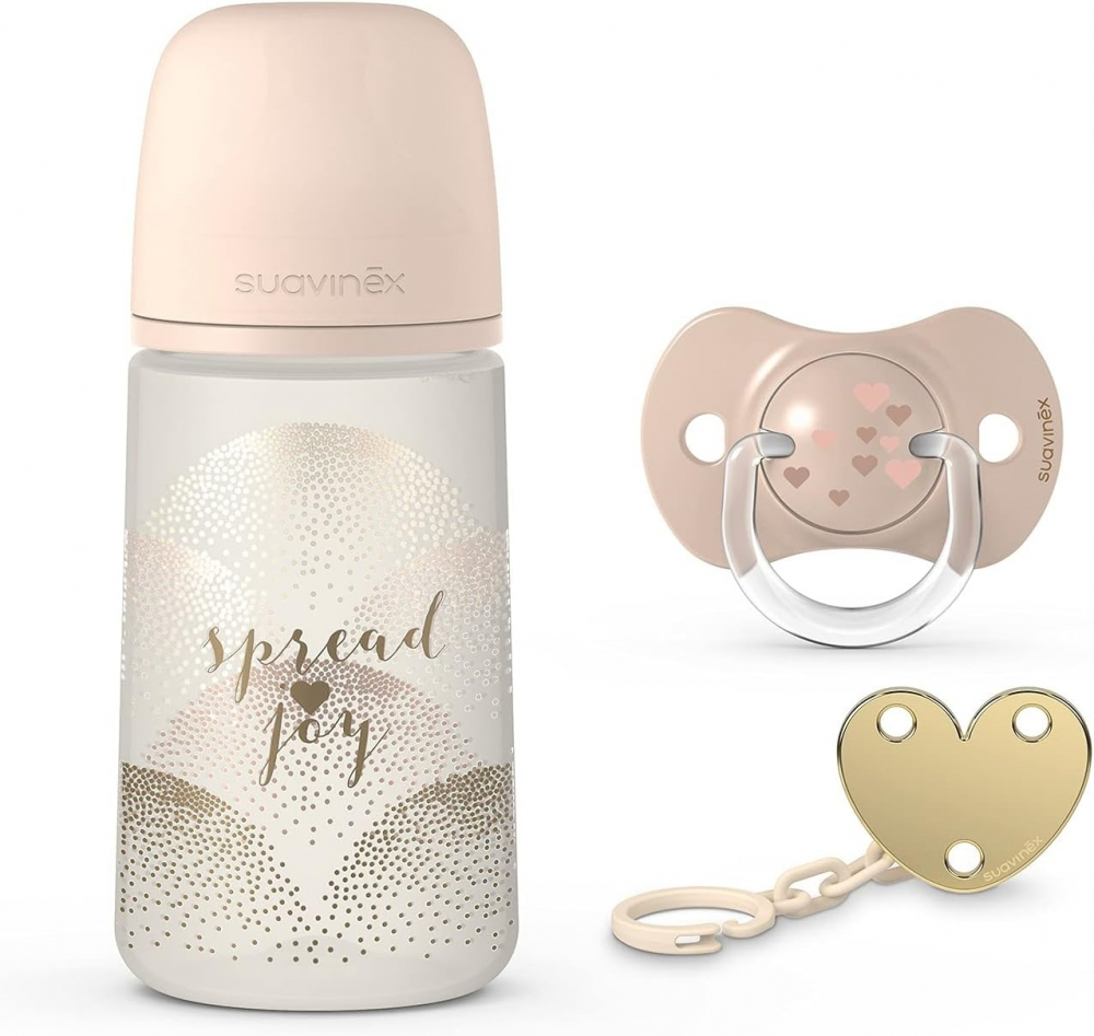 Set Suavinex Spread Joy Biberon 270ml Bej - imagine 7