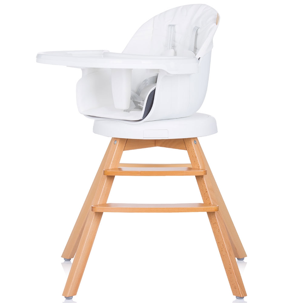 Scaun Masa Chipolino Rotto 3in1 Ivory, Sezut Rotativ - imagine 2
