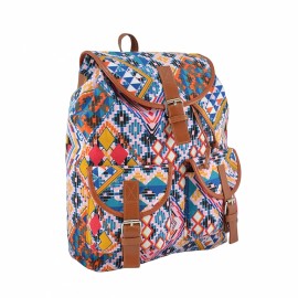 Rucsac Urban LaRue De Ziga Roz Carouri cu Piele Ecologică - imagine 2