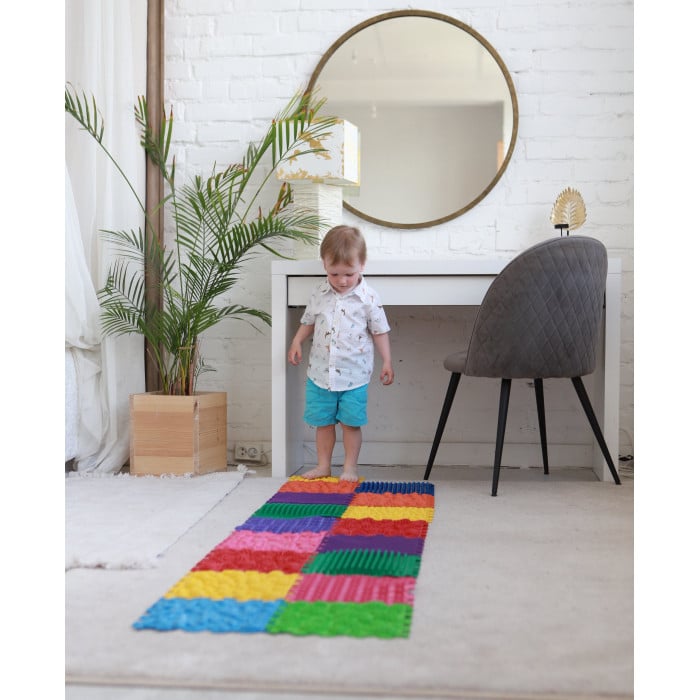Covor Ortek Ortopedic Puzzle - Dezvoltare Sanatoasa - imagine 4