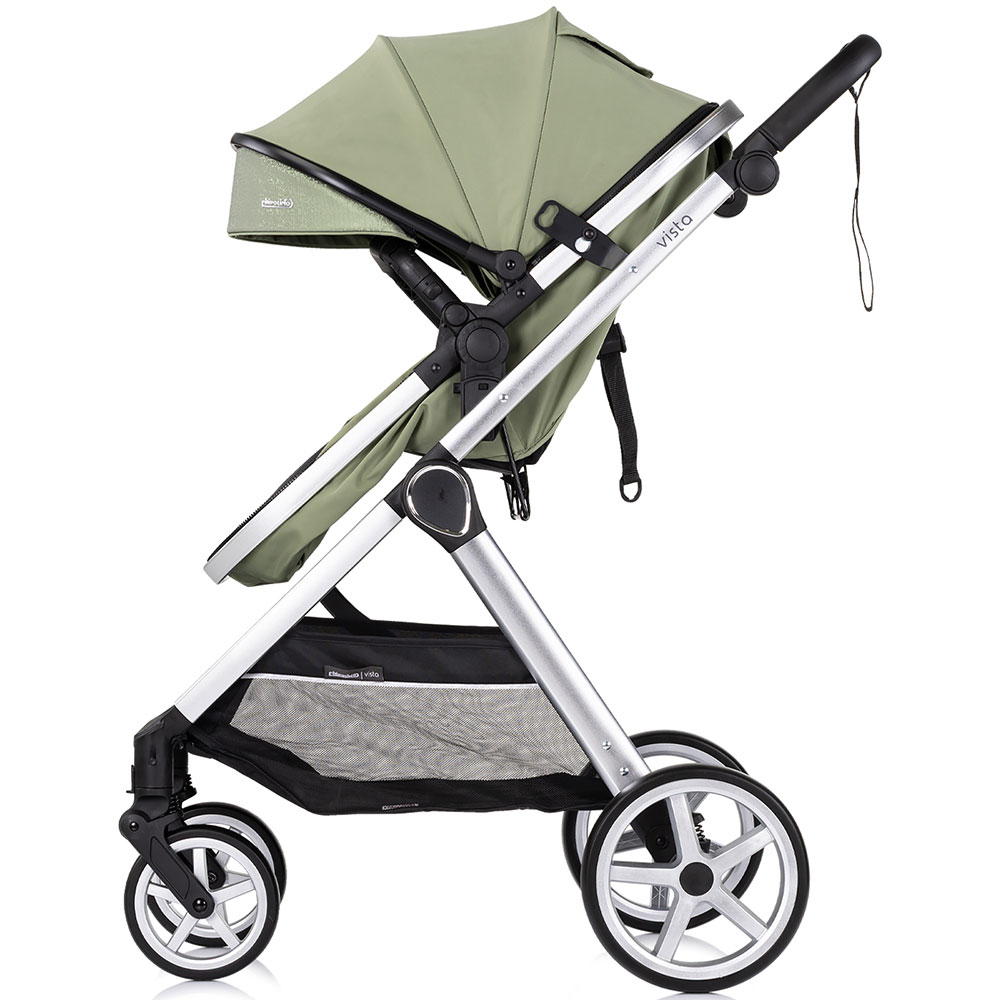 Carucior 3 in 1 Chipolino Vista Basil - Transformabil - imagine 13