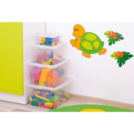 Cutie transparentă 2L Moje Bambino | Organizare școală - imagine 8