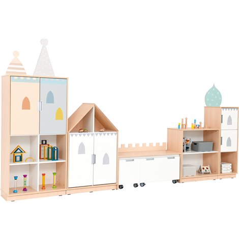 Set Mobilier Castel Moje Bambino - Închidere Silentioasă - imagine 3