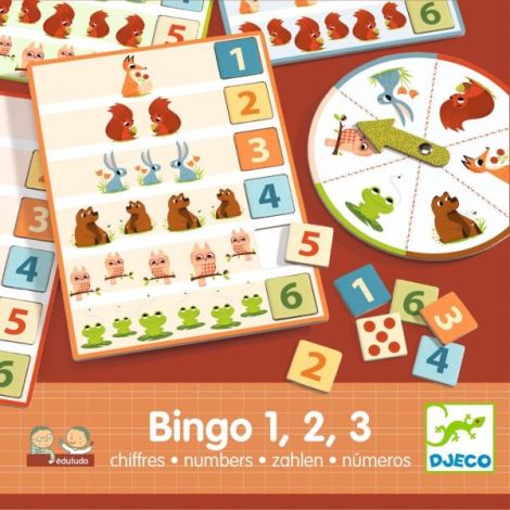 Bingo Cifre Djeco | Joc Educativ 4-6 Ani - imagine 4