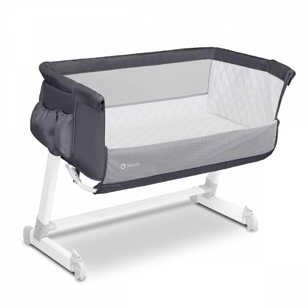 Patut Co-Sleeper Theo 2in1 Lionelo Dark Grey - imagine 11