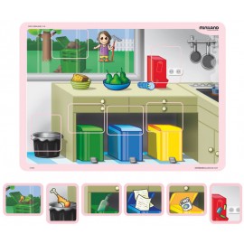 Joc Magnetic Mediu și Reciclare Miniland - imagine 6