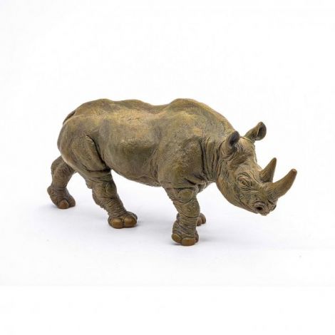 Papo Figurina Rinocer Negru - Realist 17cm - imagine 4