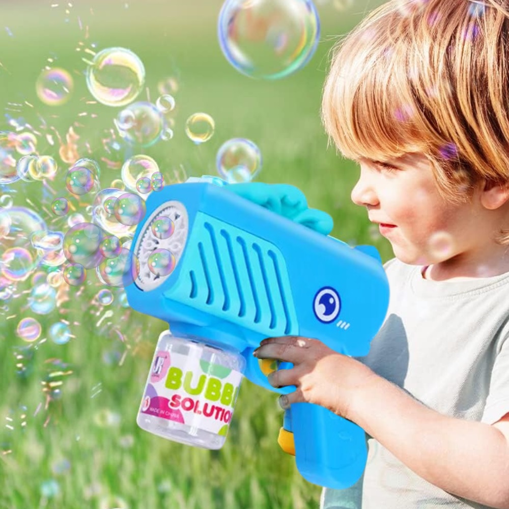 Pistol Baloane Sapun Lumini Blue Whale Nicekids - imagine 9