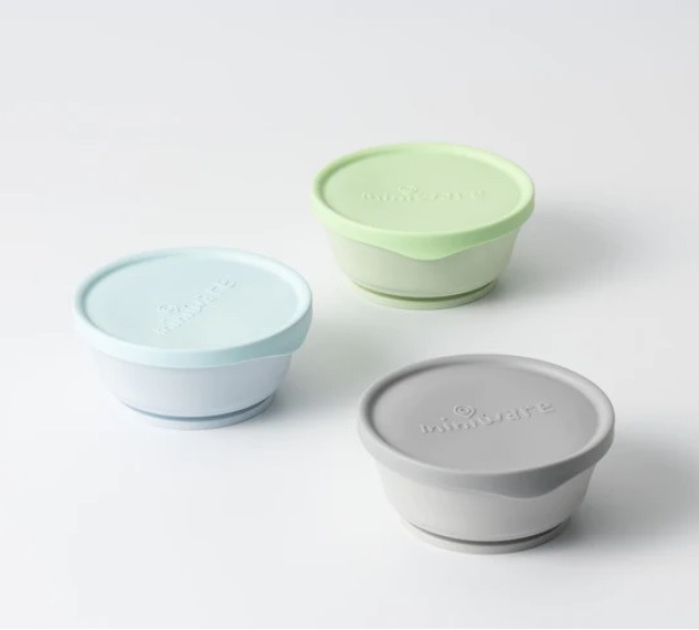 Set 3 boluri Miniware cu capac, Mese Sănătoase
