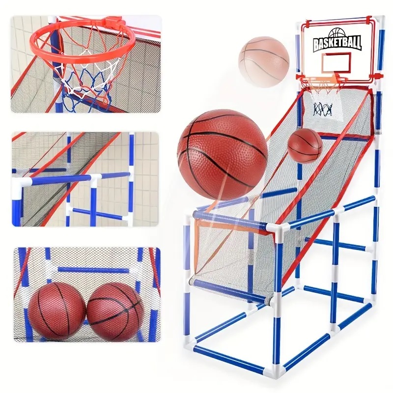 Set Baschet Ikonka Portabil pentru Copii - imagine 5