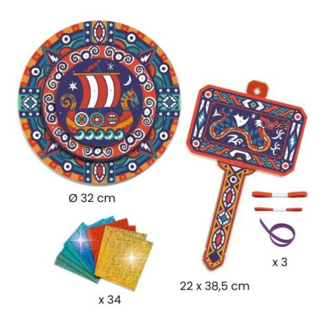 DIY Ca un Viking Djeco | Joc Creativ - imagine 5