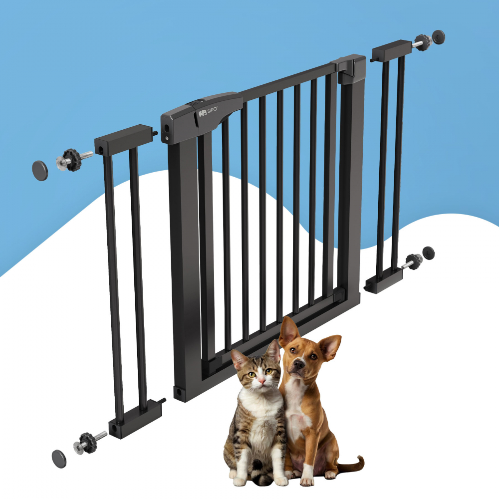 Poartă Siguranță Sipo Black | Protecție Scări - imagine 2
