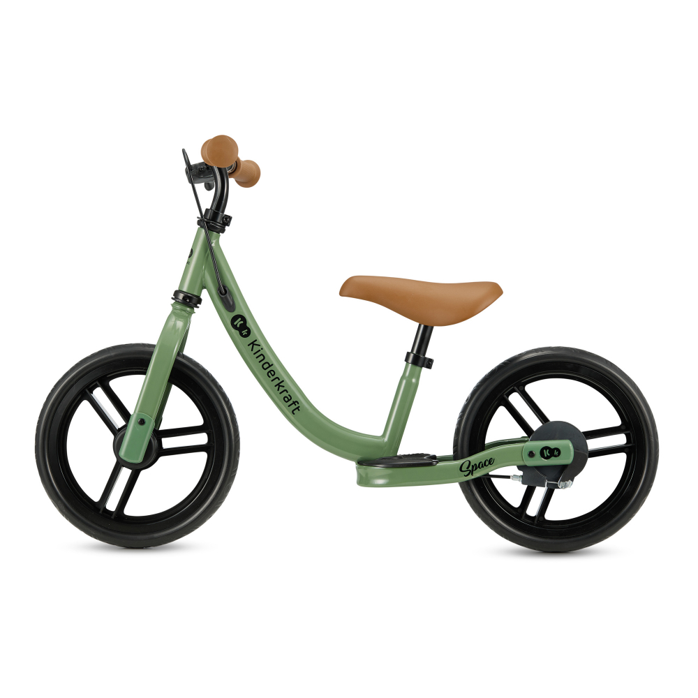Bicicleta Echilibru Kinderkraft Space Light Green - imagine 3