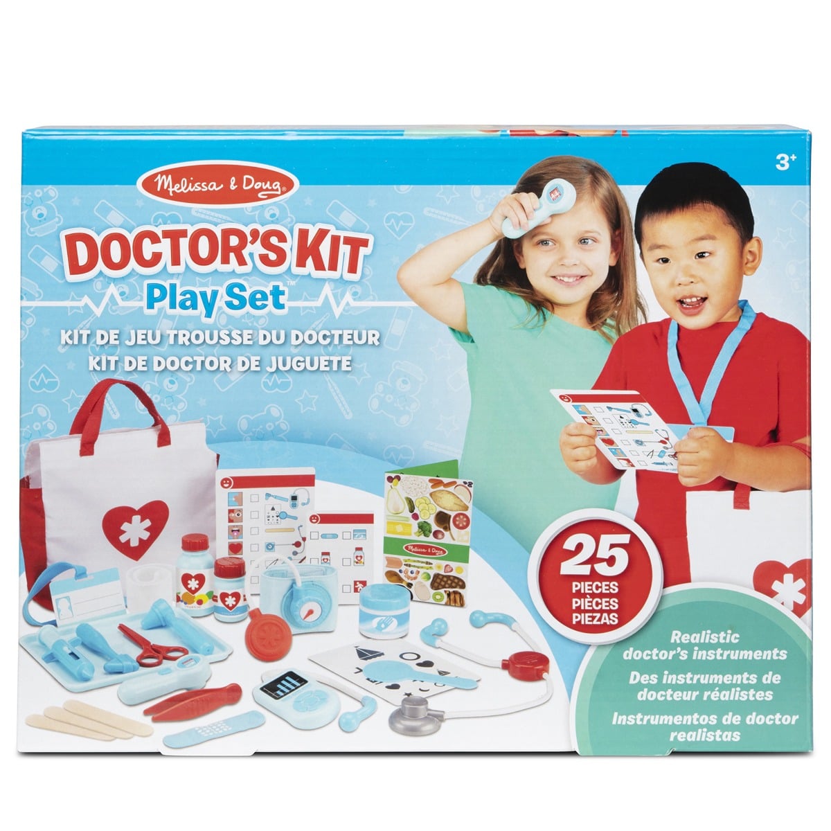 Set Doctor Melissa & Doug 25 Piese Jucării