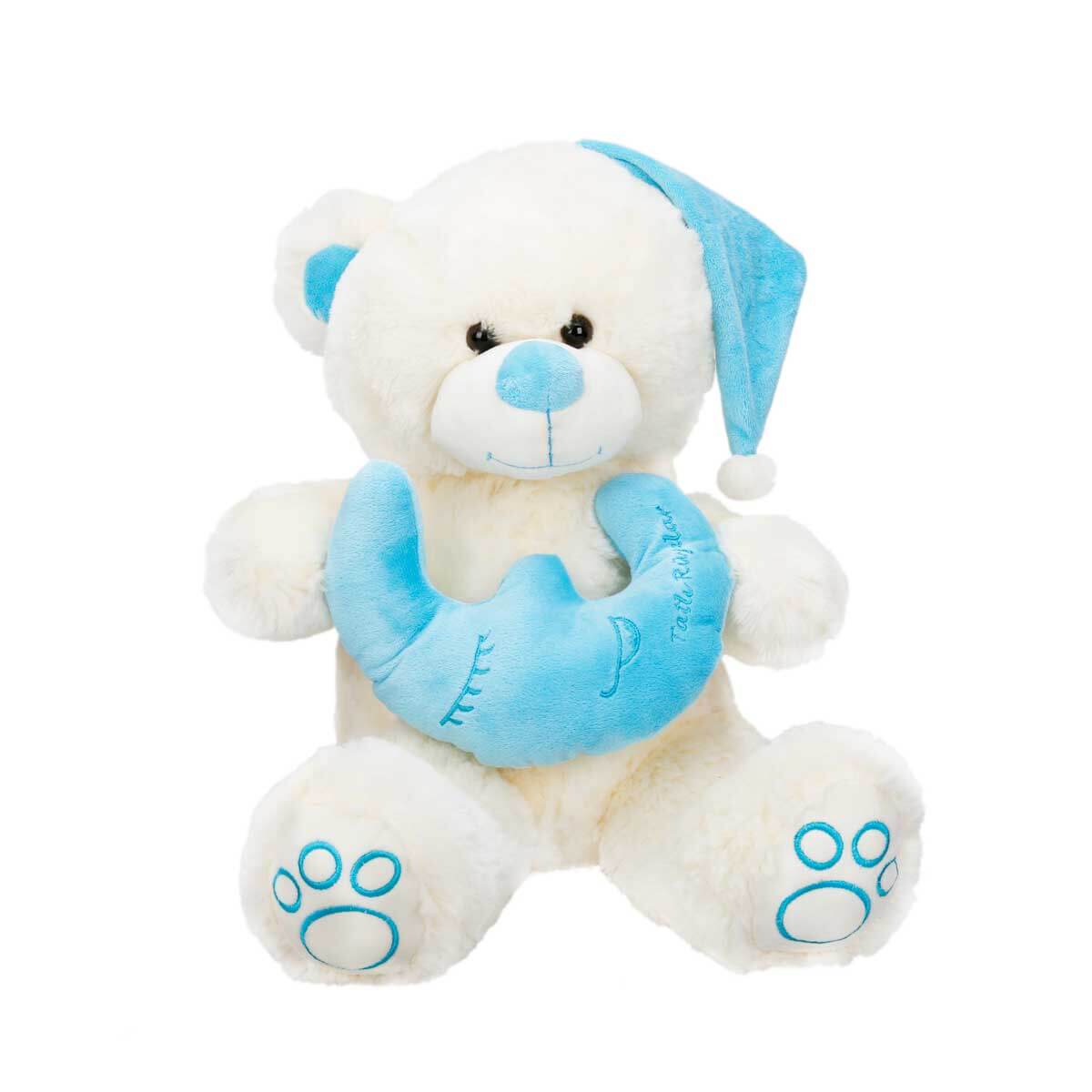 Ursulet Plus Puffy Friends cu Semiluna, 38 cm