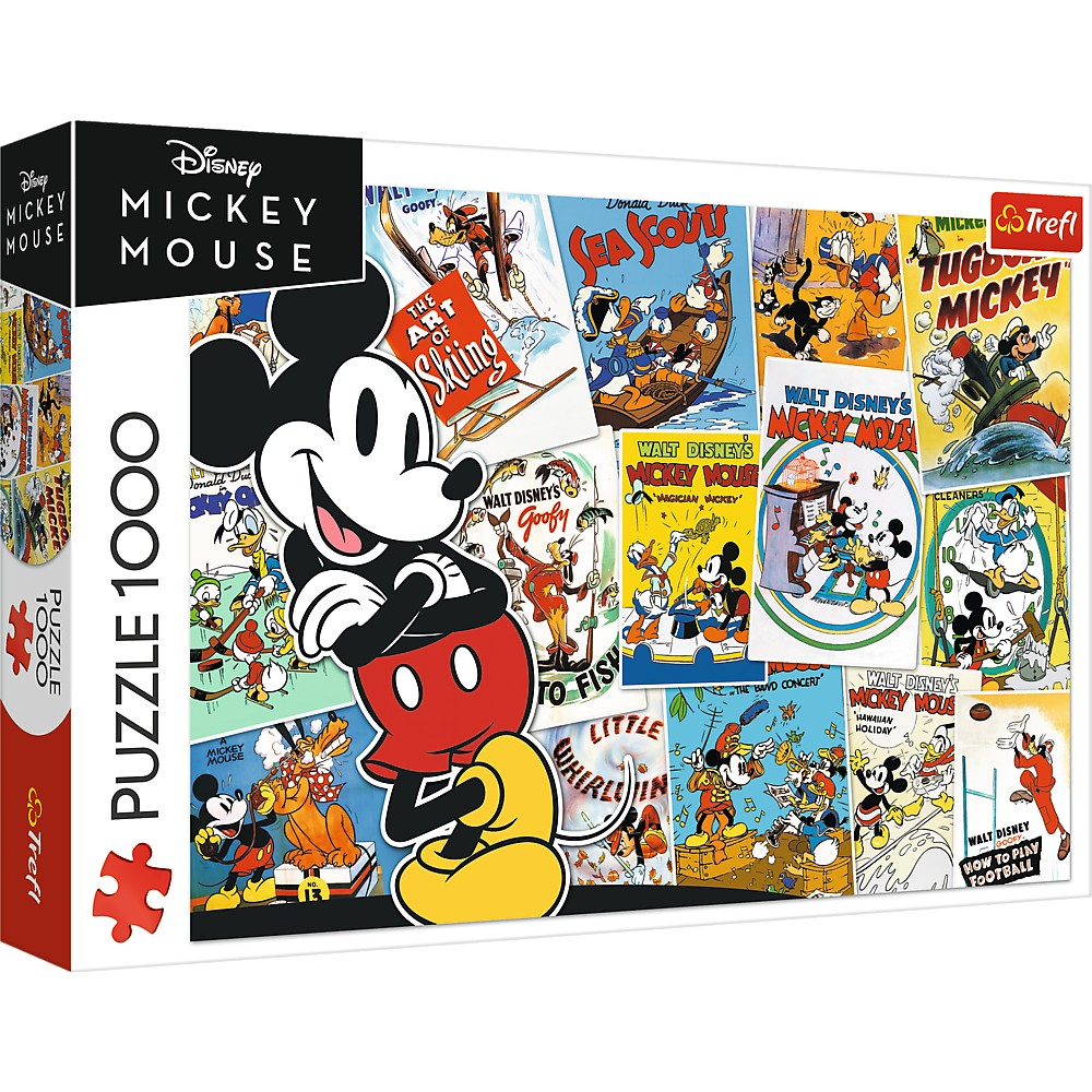 Puzzle Trefl 1000 Disney Mickey: Joc Relaxant