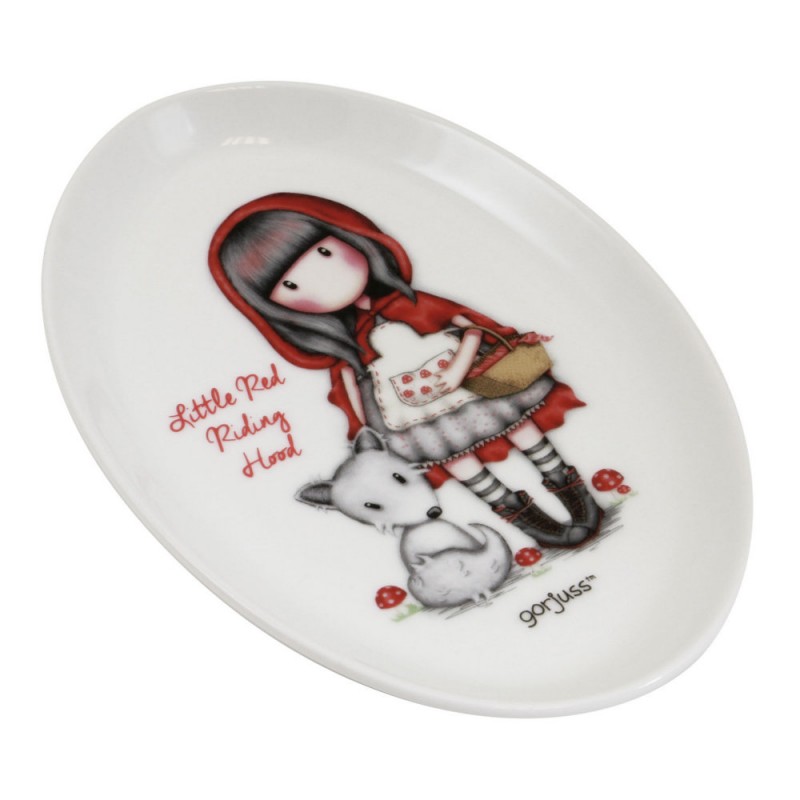 Farfurie Ceramica Gorjuss Little Red Riding Hood - imagine 3