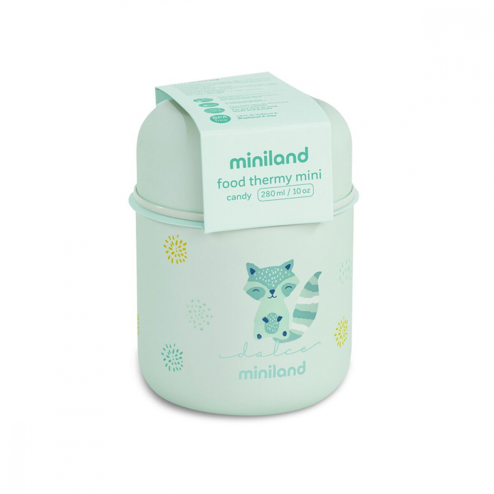 Termos Mâncare Solida Mini Mint 280 ml Miniland - imagine 2