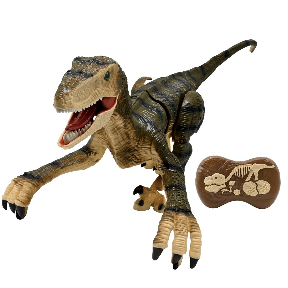 Dinozaur RC Velociraptor Lexibook cu Sunete și Lumină