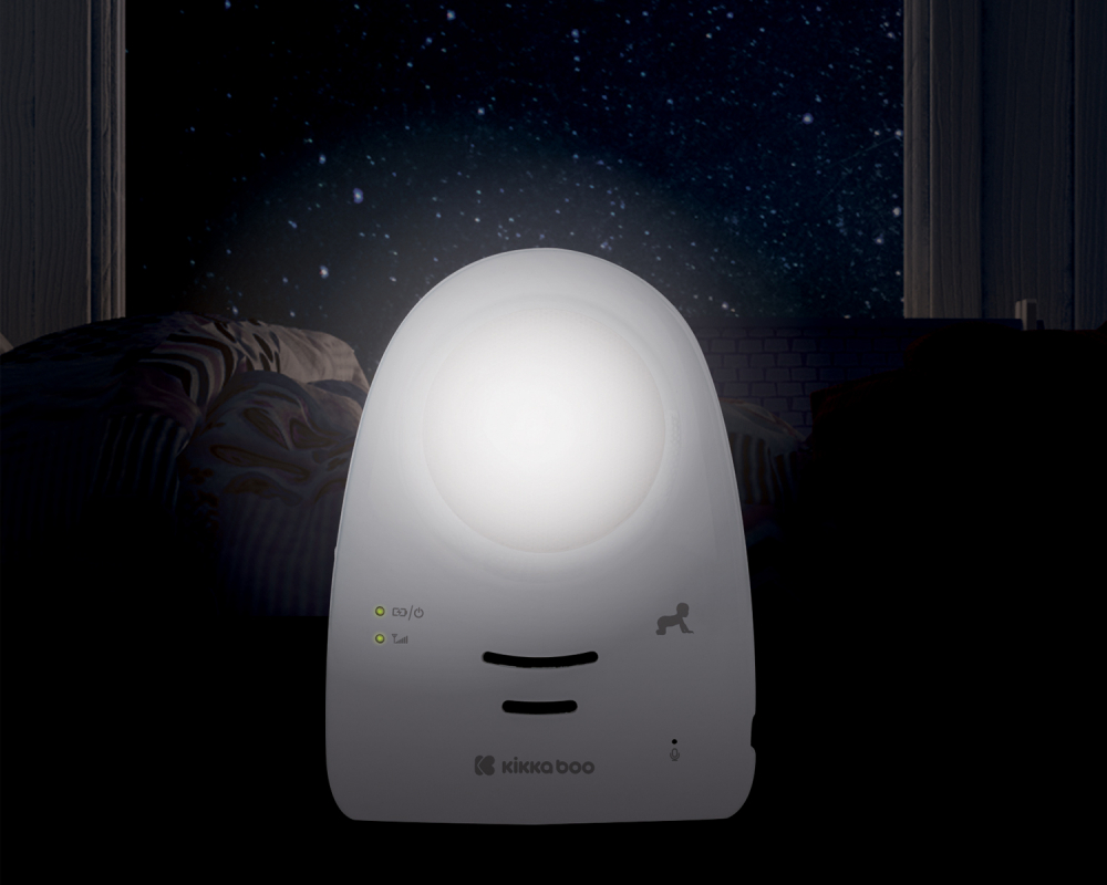 Monitor audio Kikkaboo Linit cu lampă veghe - imagine 2