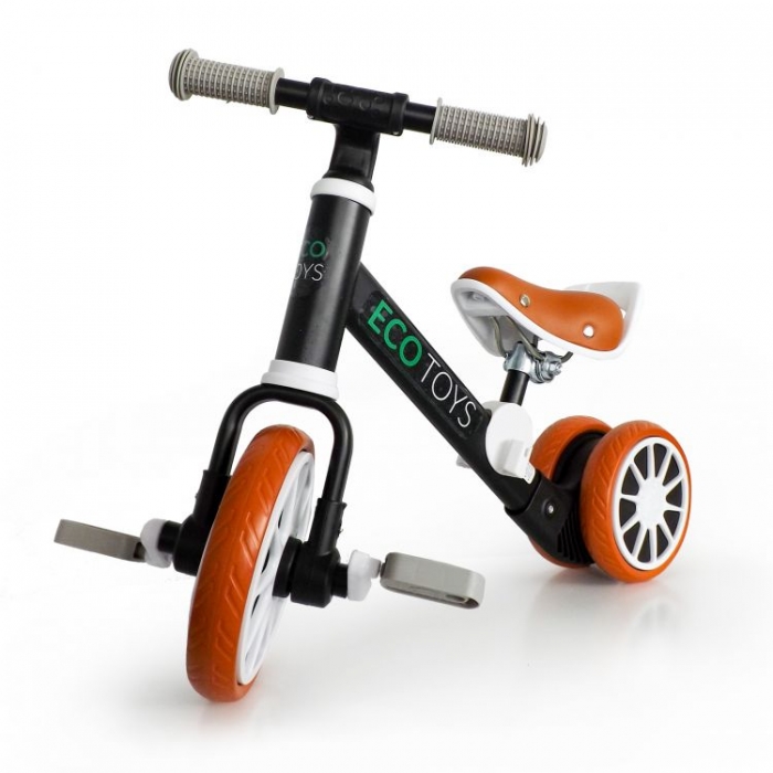 Bicicleta Ecotoys LC-V1307 Negru cu Pedale Detasabile - imagine 5