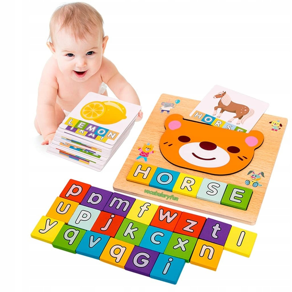 Joc Educativ Engleză Amacs Lemn +5 Ani