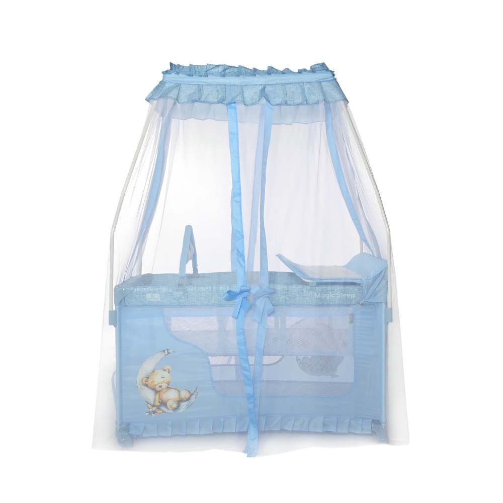 Patut pliabil Lorelli Magic Sleep Blue Moon - imagine 2