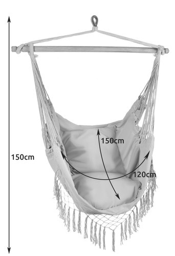 Hamac Gardlov cu Perne | Relaxare Superioră - imagine 4