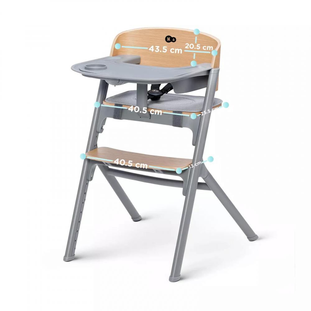 Scaun Kinderkraft Livy Wooden - Multifuncțional - imagine 5