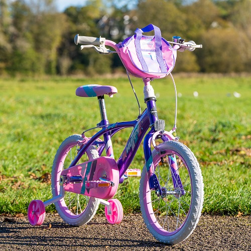 Bicicleta Huffy Glimmer 16" Violet, 5-7 Ani - imagine 4