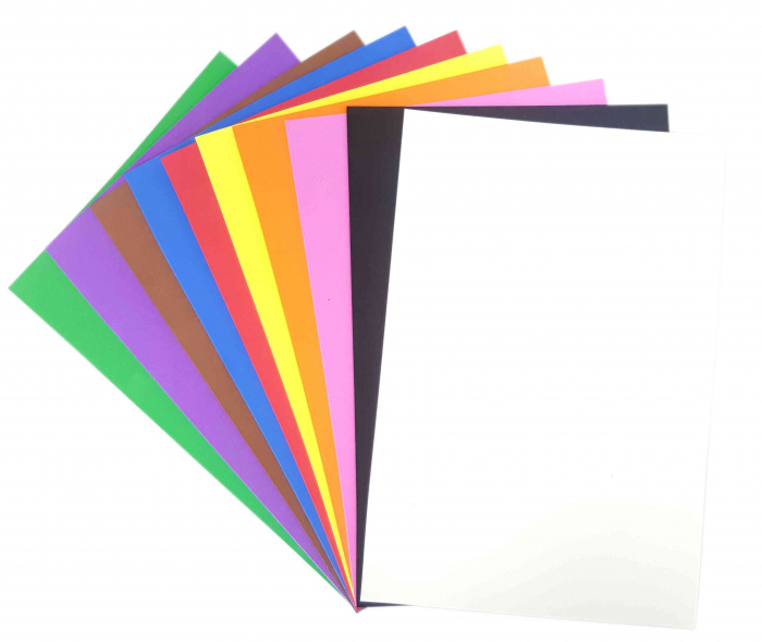 Hartie Gumata Colorart A4, 10 Coloare