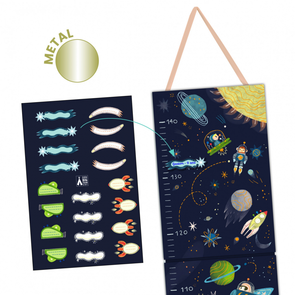 Taliometru Djeco Cosmos - Decorativ și Educativ