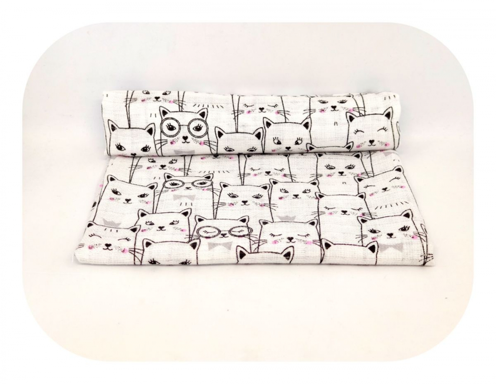 Scutec Muselina Tetra Egakids, 70x80 cm, Model Kittens
