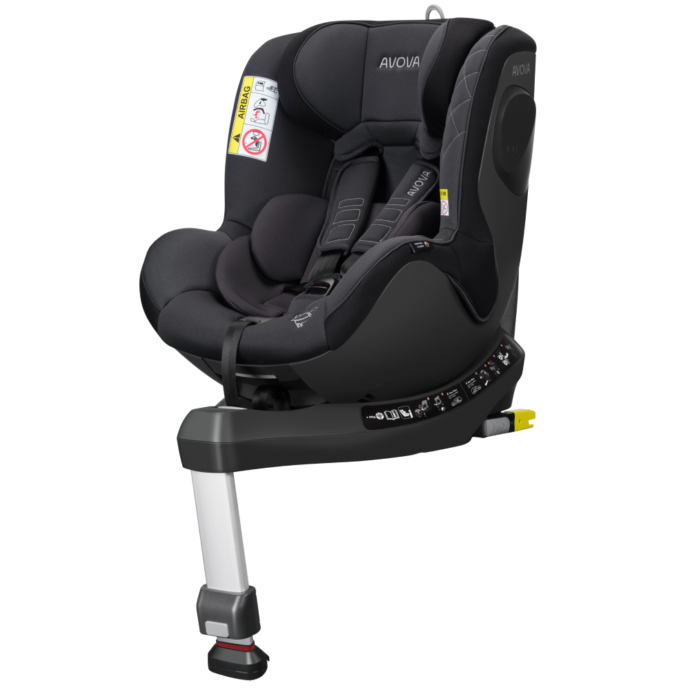 Avova Sperber-Fix 61 GreyBlack i-Size Siguranță ADAC - imagine 6