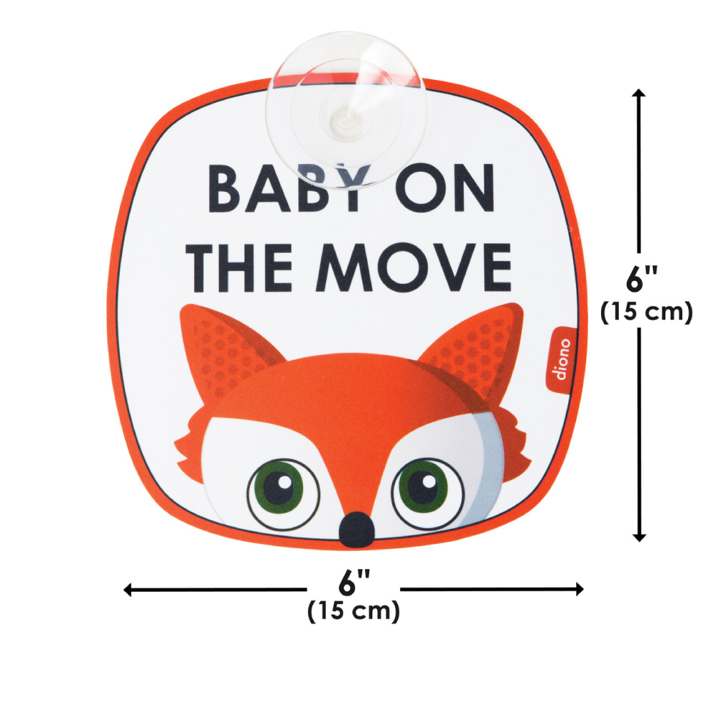 Set 2 Indicatoare Auto Diono Baby On Board - imagine 2