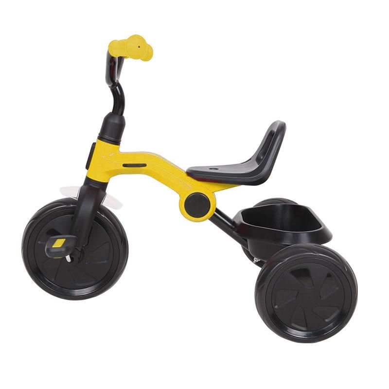 Tricicleta Qplay Ant Pliabilă, Galbenă - imagine 2