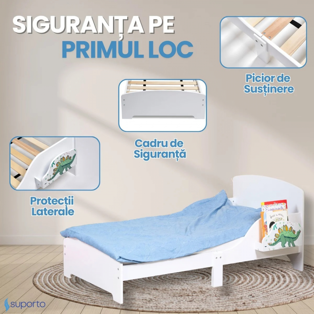 Pat Dinozaur Suporto cu Protectie si Depozitare - imagine 7