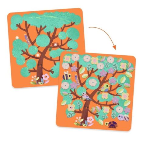 Joc creativ Djeco Colaj stickere fetru - imagine 5