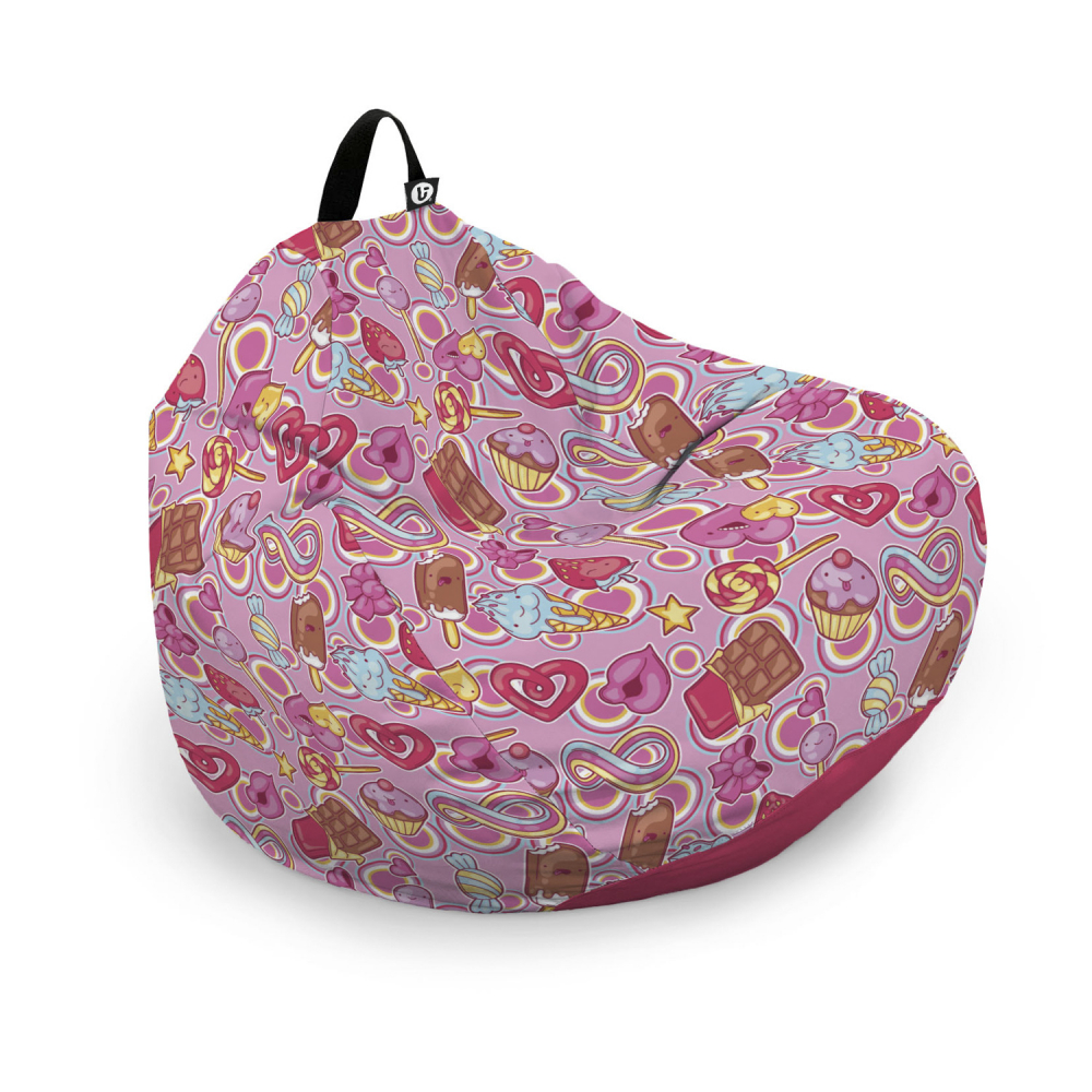 Husa Bean Bag Para XL Roz | Updeco - imagine 6