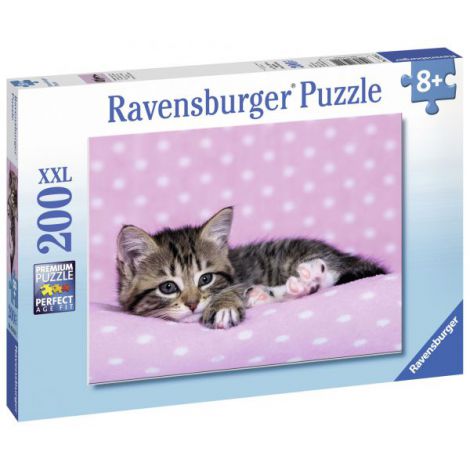 Puzzle Pisicuța pe Pătură, 200 piese, Ravensburger - imagine 3