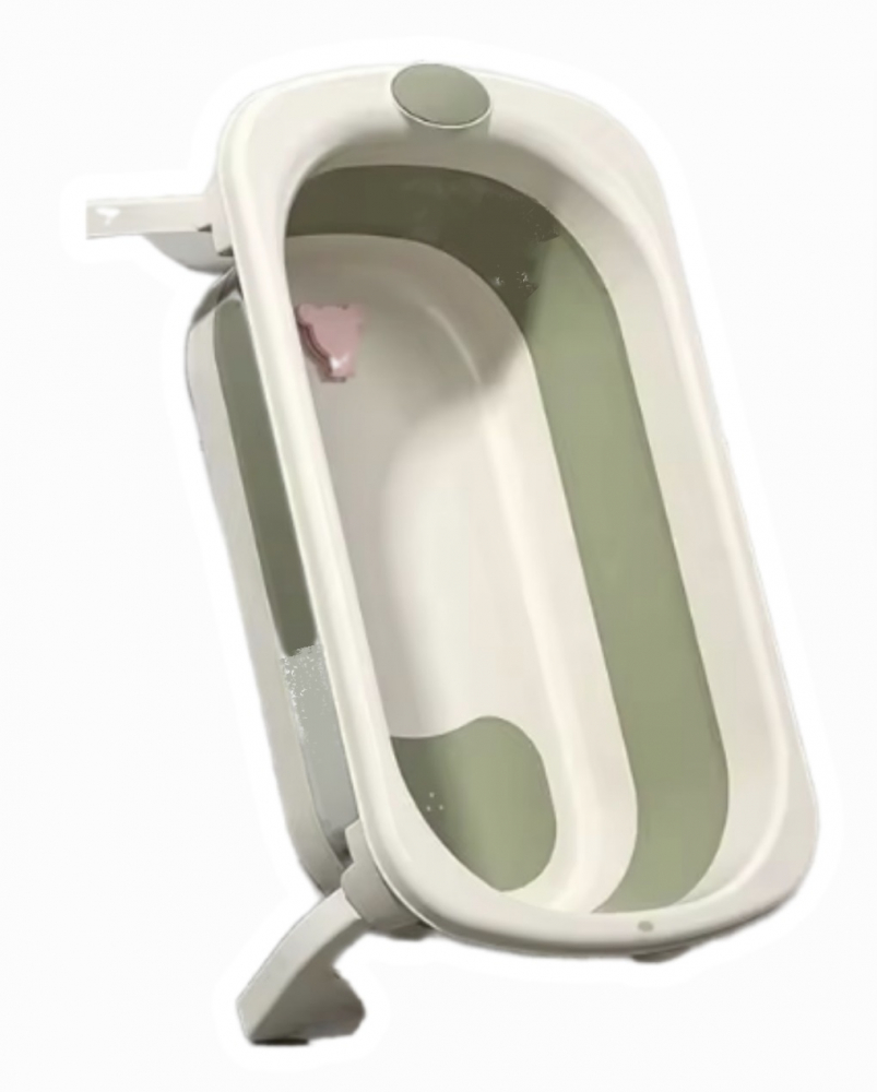 Cădiță Pliabilă Little Mom Green cu Senzor Temperatură - imagine 6