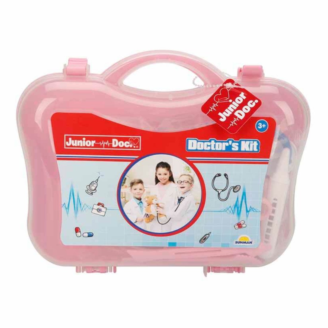 Set Doctor Junior Doc Roz cu Gentuta