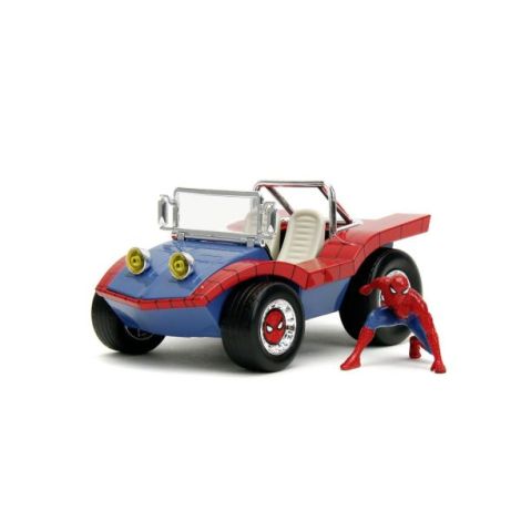 Jada Spider-Man Buggy Metalic 1:24 cu Figurină - imagine 2