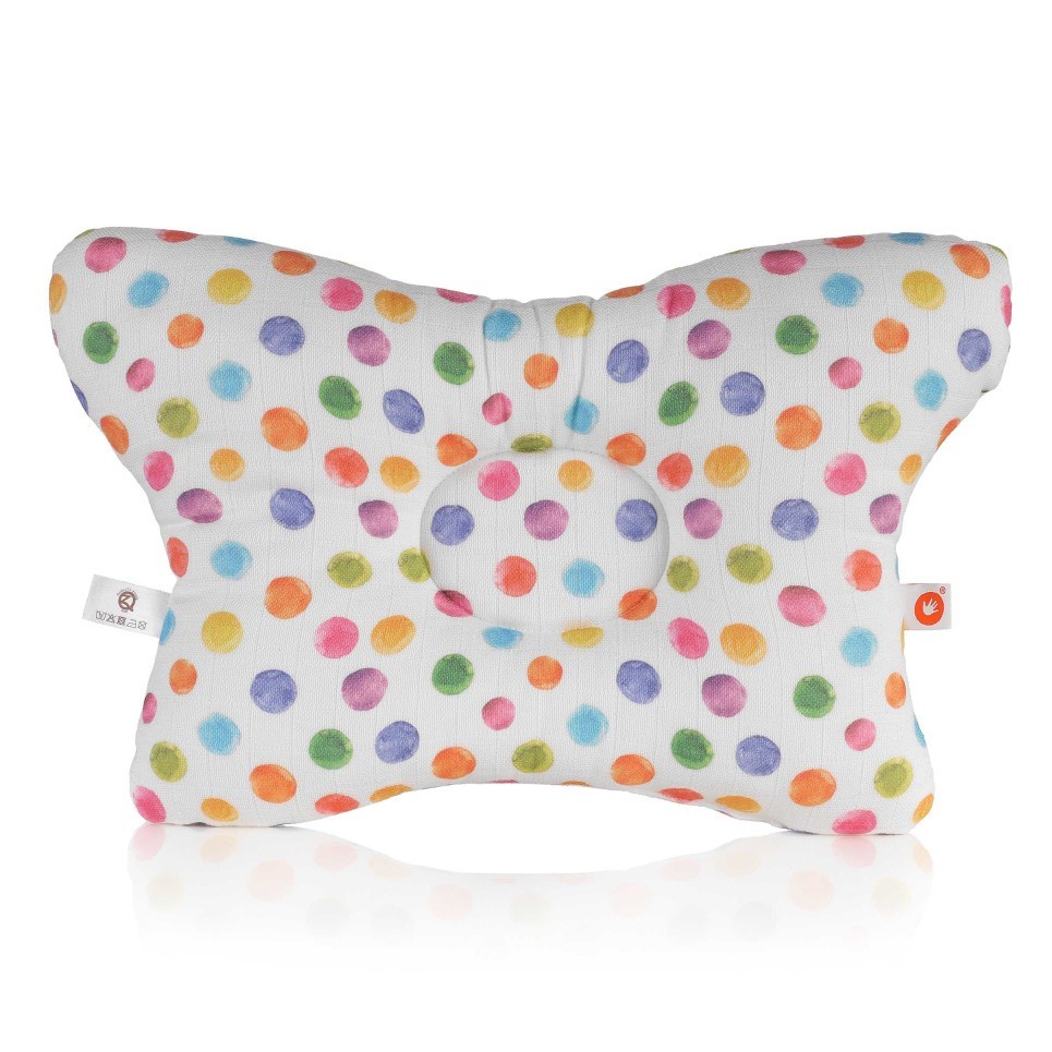 Pernă Anti-Plagio XKKO Polka Dots, Suport Cap - imagine 2
