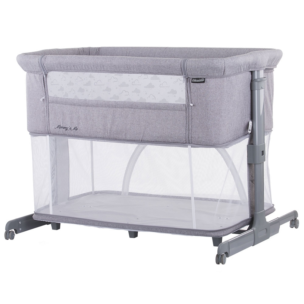 Patut Co-Sleeper Chipolino Mommy'n Me Grey Clouds - imagine 6
